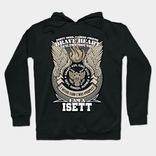 I Am A isett I Never Said I Was Perpect, Family Name, Funny Name Hoodie